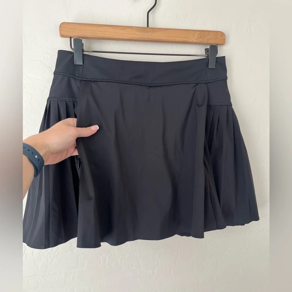 Athleta advantage pleated tennis skort black small